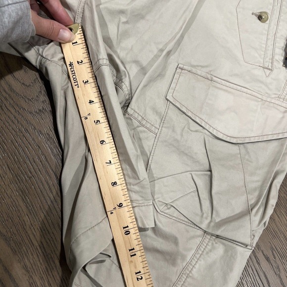 Woolrich Shorts Men’s Size 42 Cargo‎ Khaki Canvas Utility - Picture 14 of 14